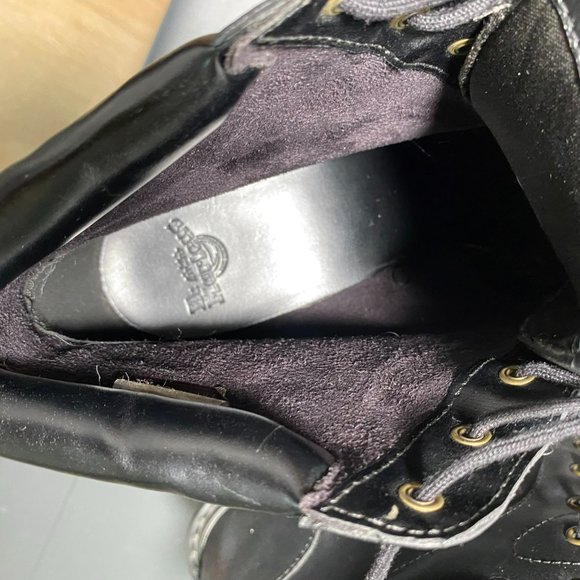 Discontinued Dr. Martens Averil Heeled Boot - Black, Size US 11 / EU 43 - Picture 4 of 9